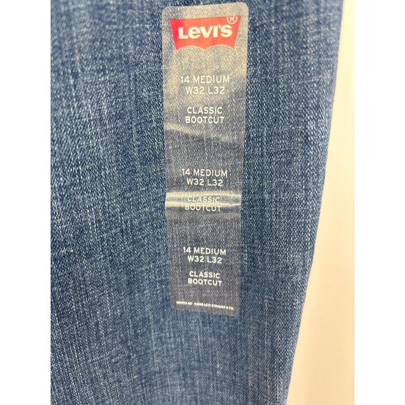 Levi's Womens Classic Bootcut Jeans Medium Wash Blue Size 14/32 NEW - Picture 6 of 7